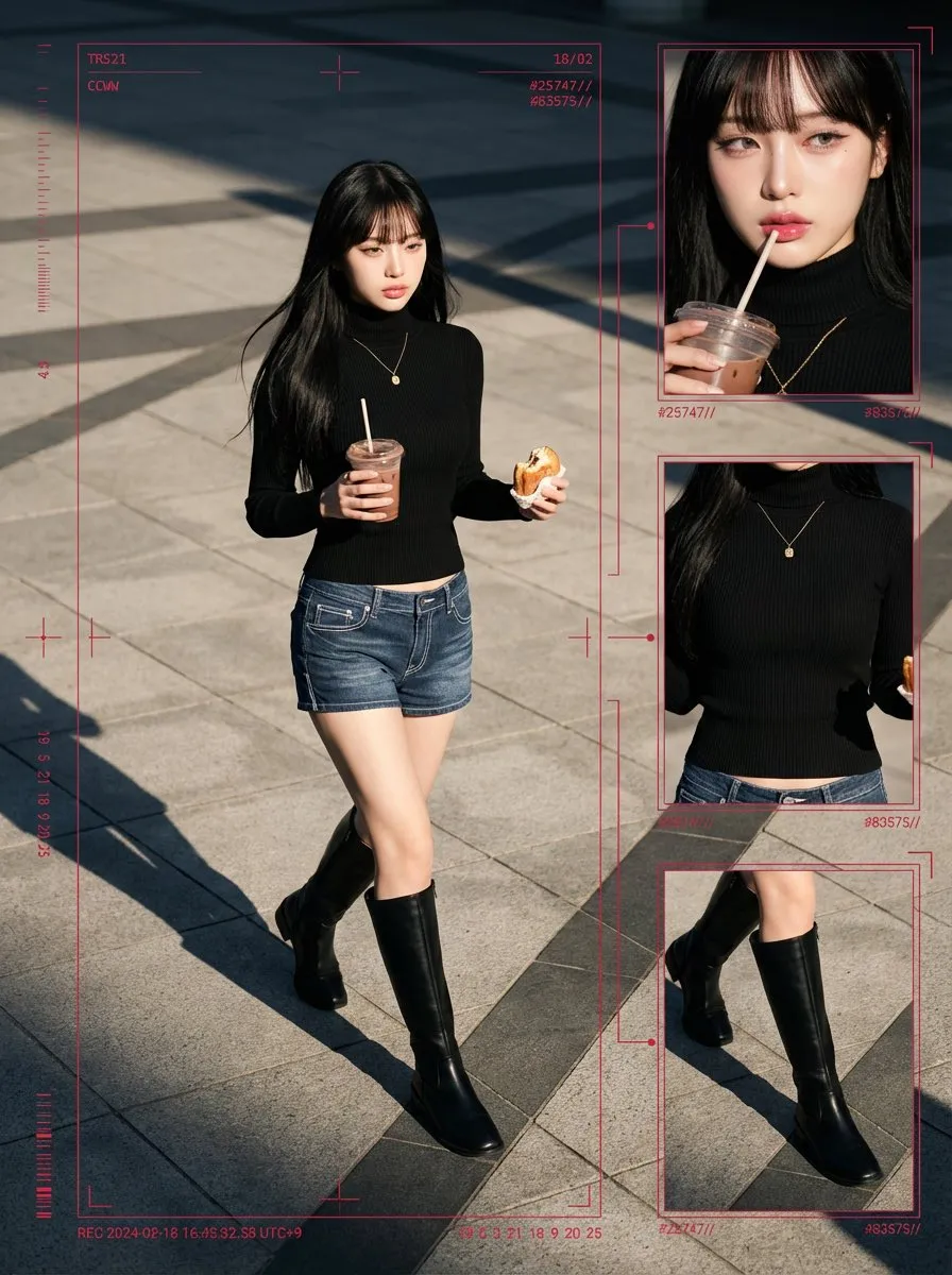 Makeup In Street Portrait