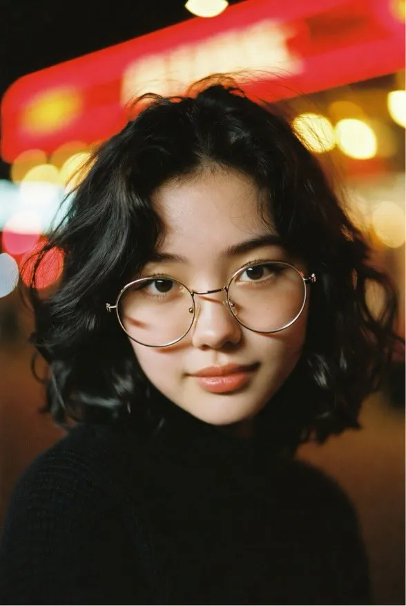 Glasses In Fashion Portrait