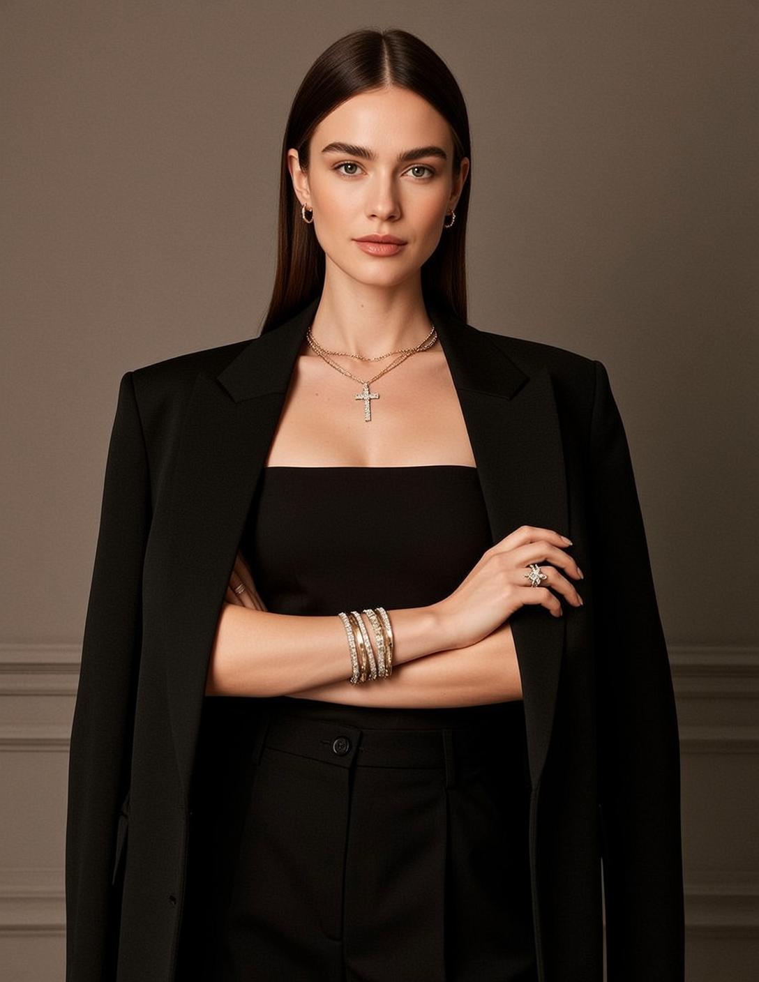Luxury Young Long Straight Dark Brown Fair