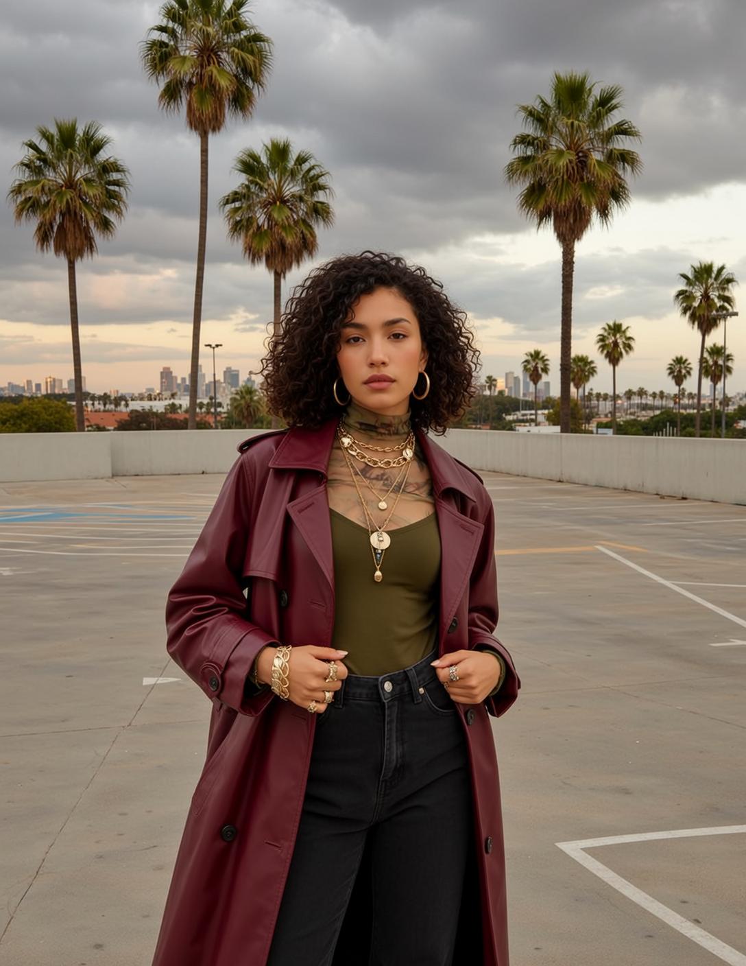 Casual Young Curly Dark Brown Hair Medium