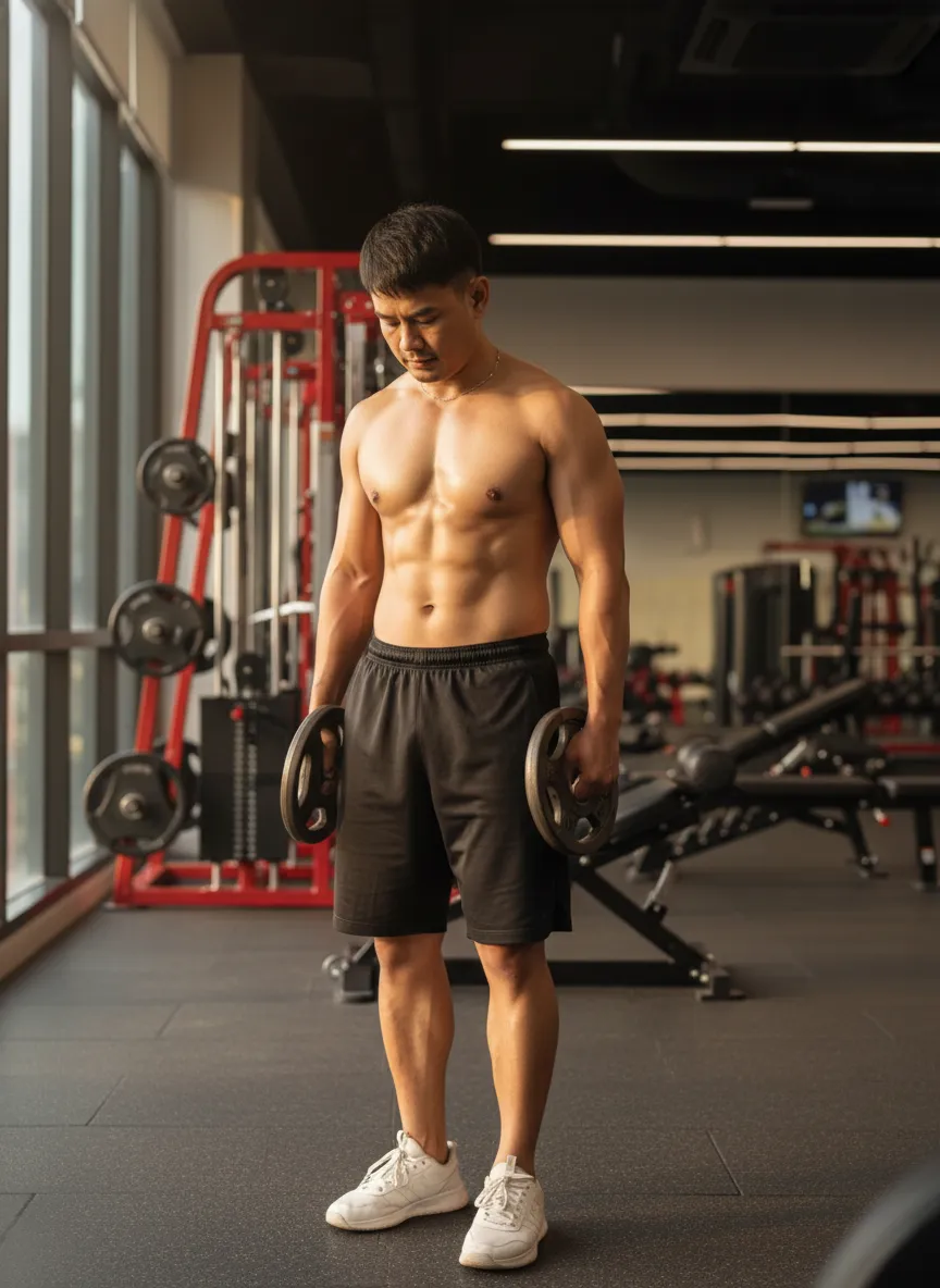 Gym Aesthetic Fitness Portrait