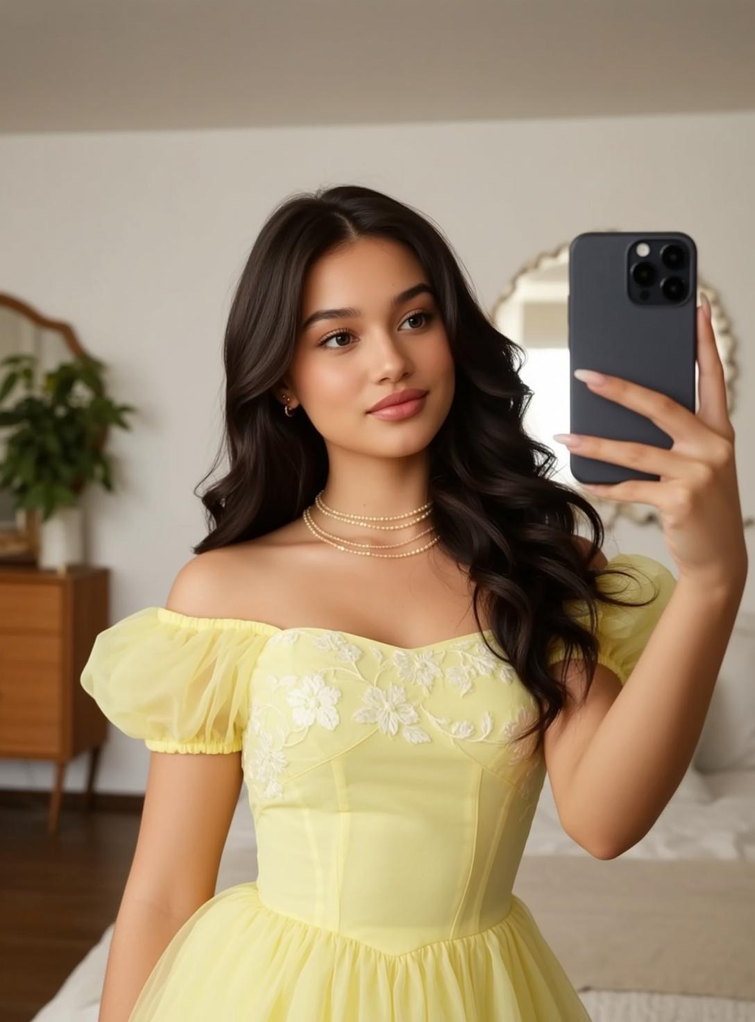 Bedroom, Bikini, and Glam Mirror Selfie Prompts preview 2