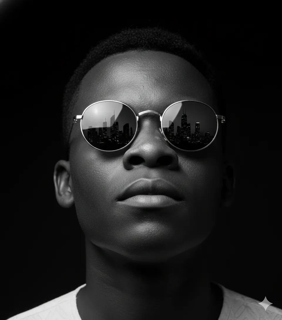 Sunglasses In Fashion Portrait