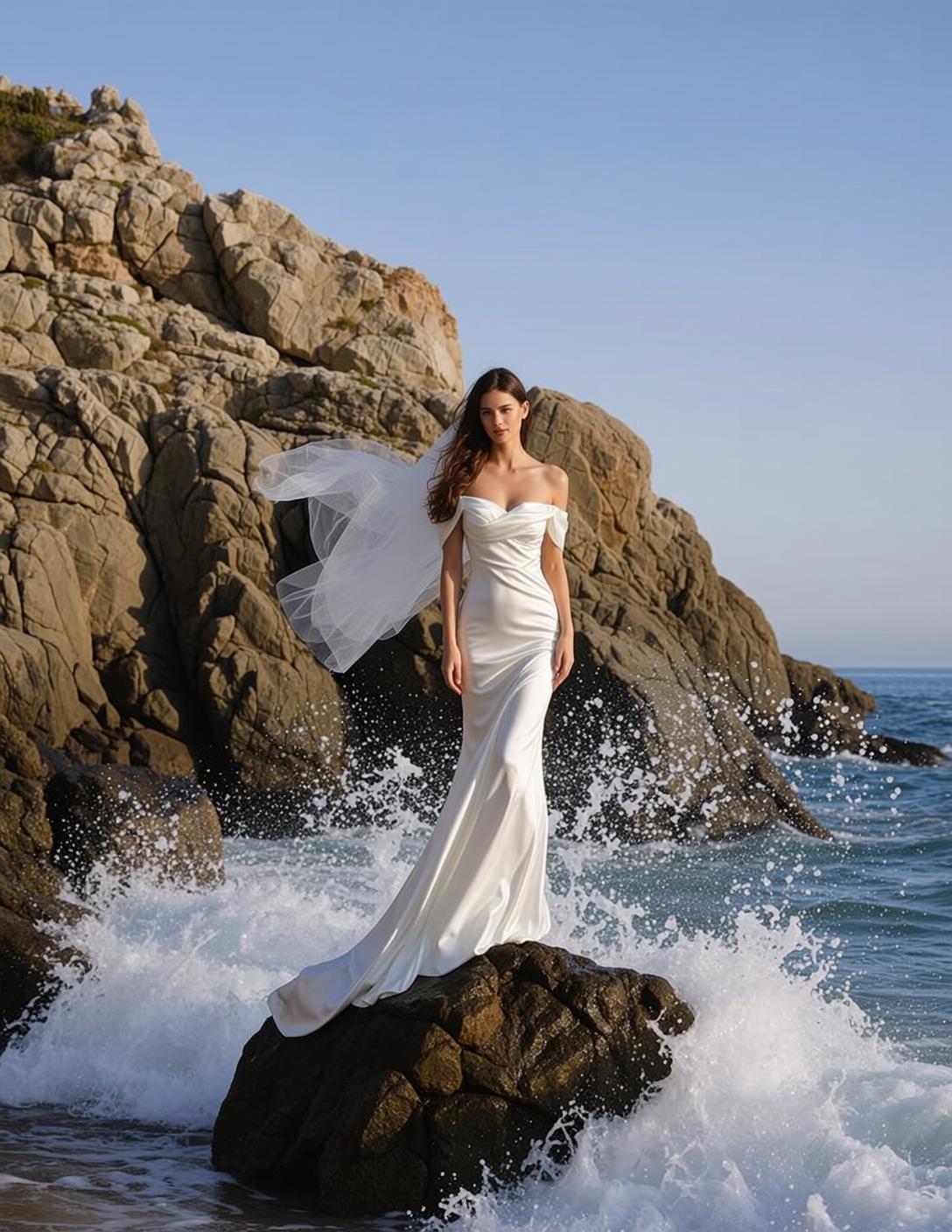 Coastal Bridal Portrait