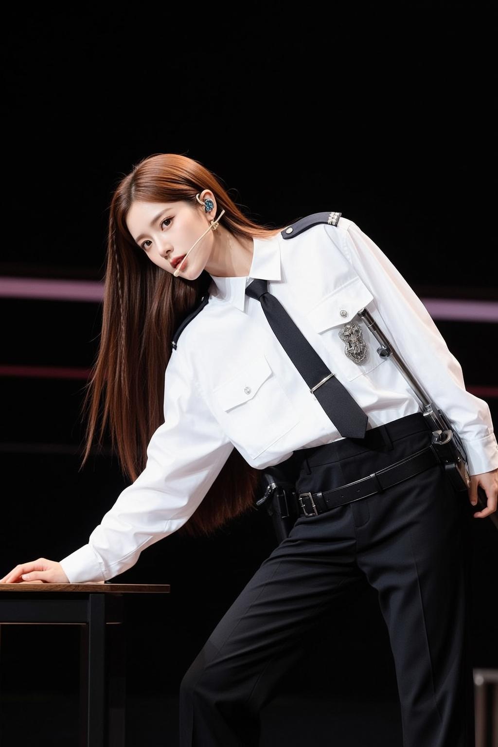 Acubi Young Long Straight Brown Hair Some