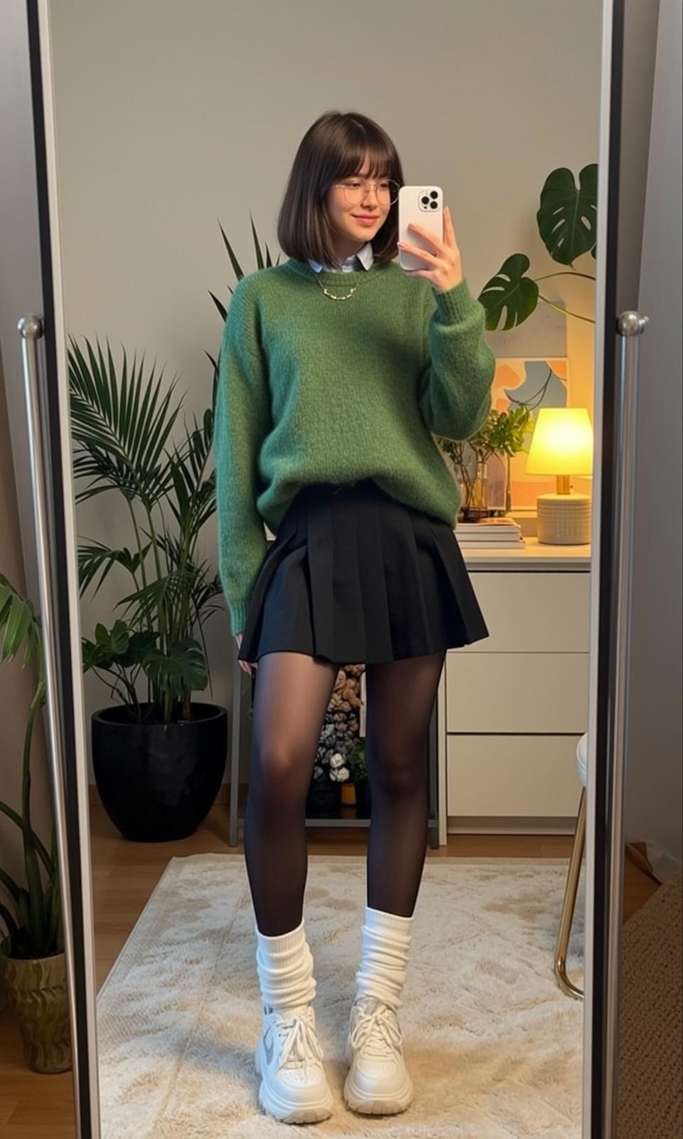 Autumn Young Short Brown Bob Bangs Fair