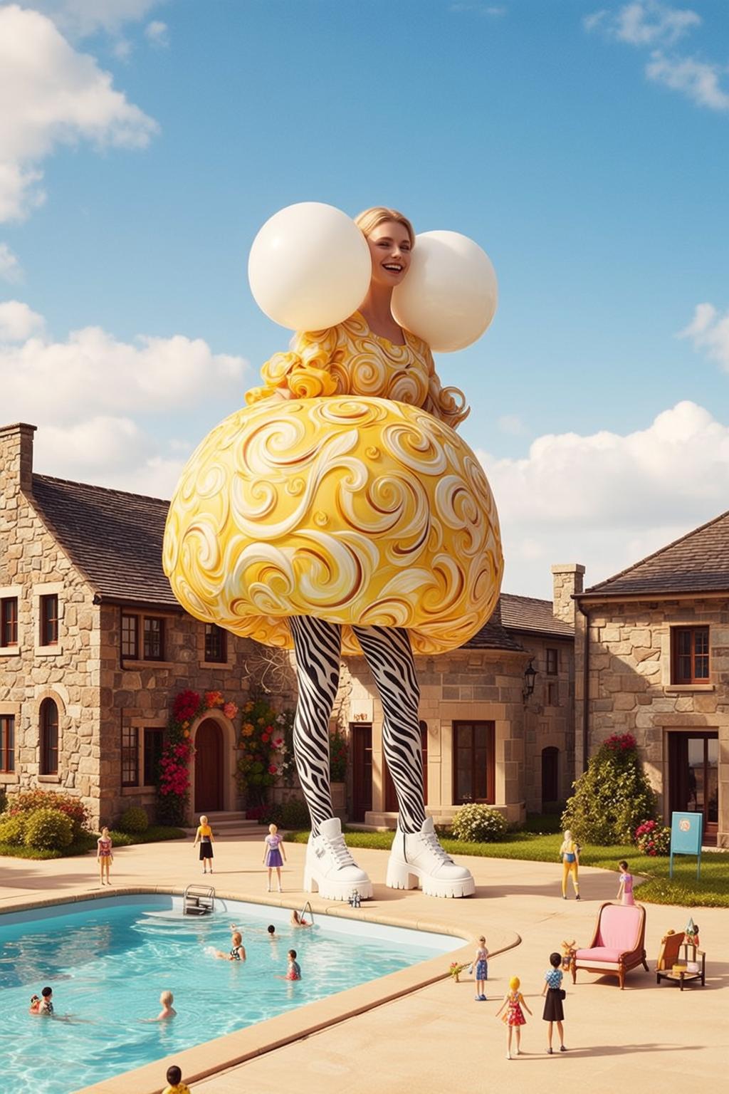 Creative Recreate This Scene Prompt Description Giant