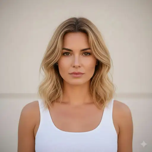 A close-up of a face showcasing accurate facial features with vibrant expressions.