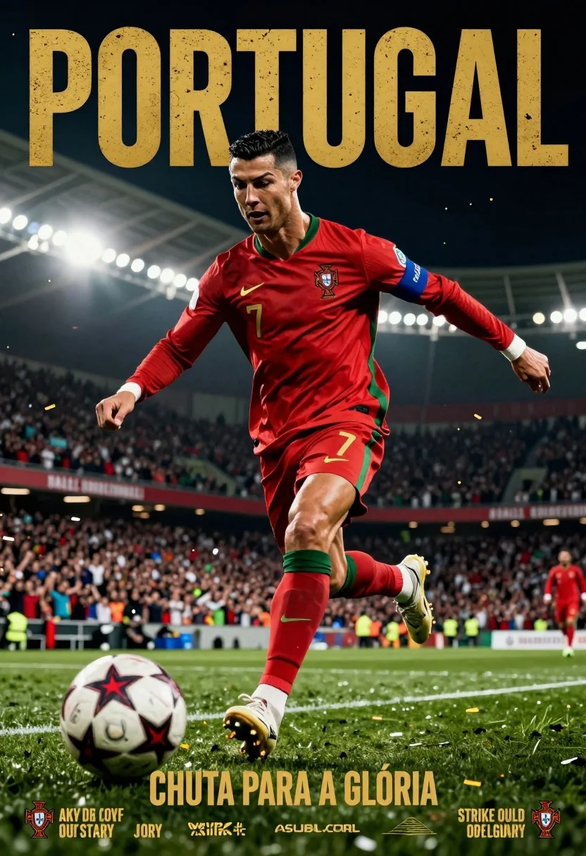 Dynamic Low-angle Action Shot Male Soccer Player Mid-stride Kicking Ball