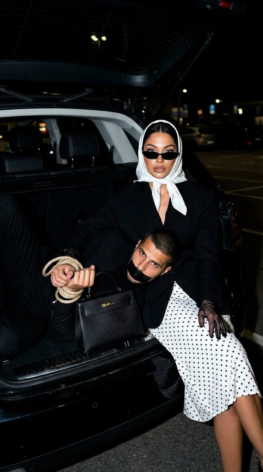 Edgy Night Fashion Editorial