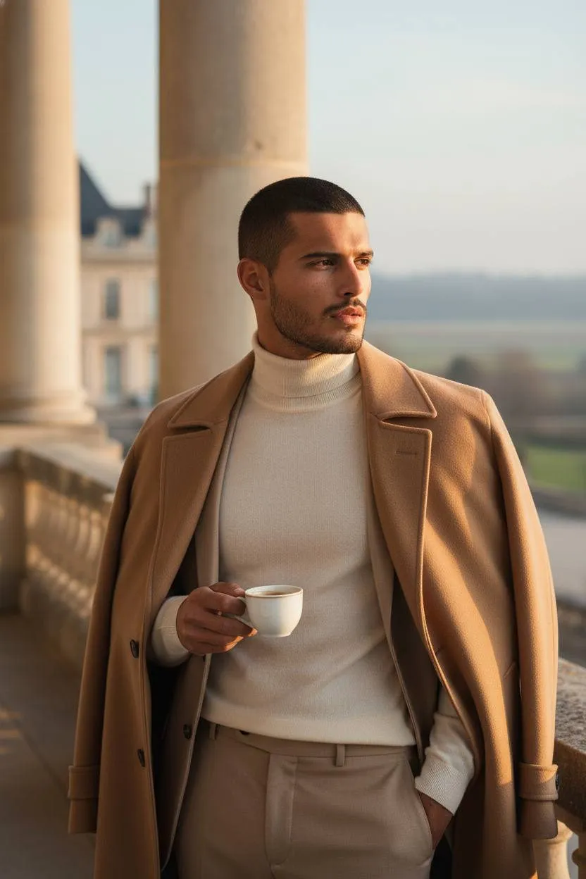 Elegant Palace Terrace Portrait
