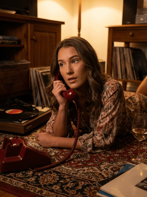 Lying On Persian Rug Dim Room Vinyl Records