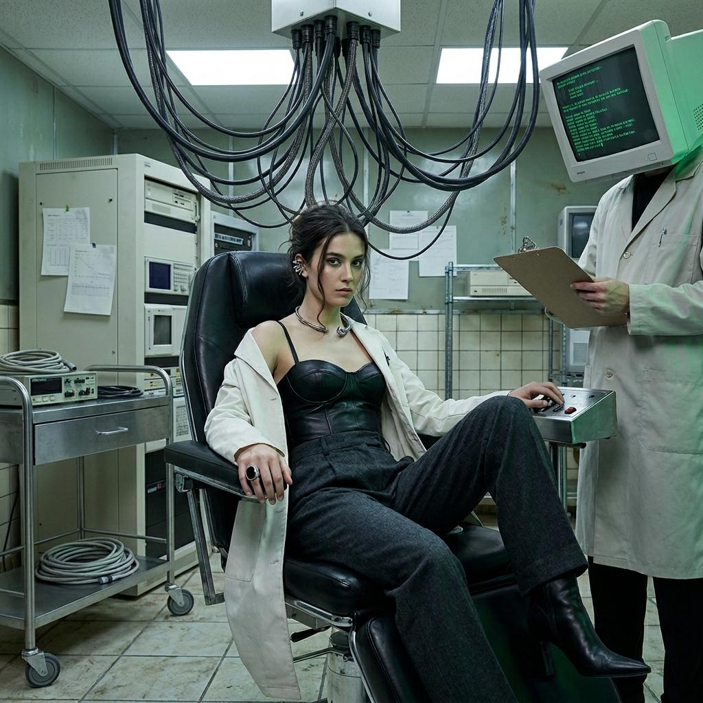 Retro Analog Computer Lab High Fashion Editorial
