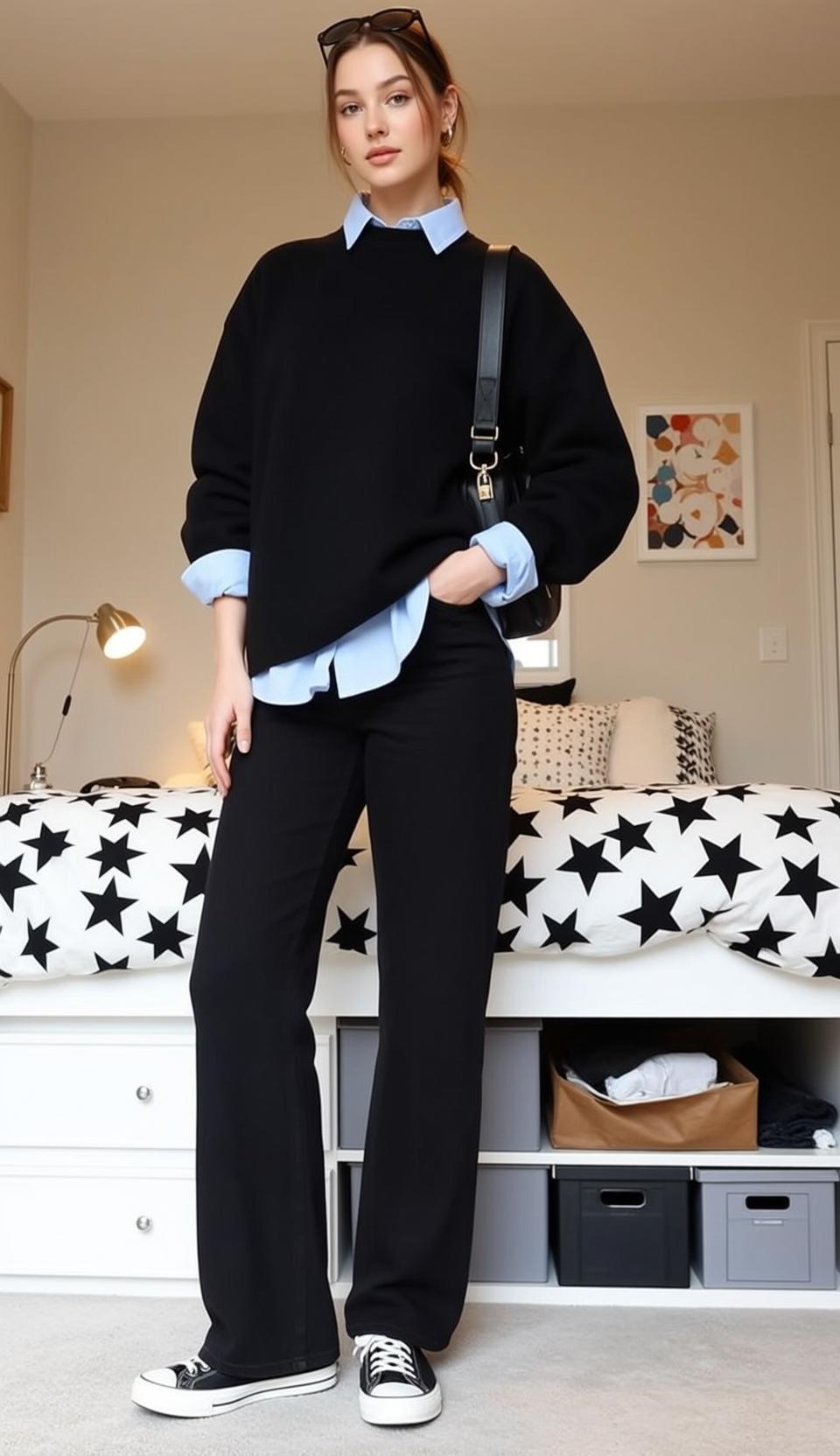 Bedroom Star Comforter Standing