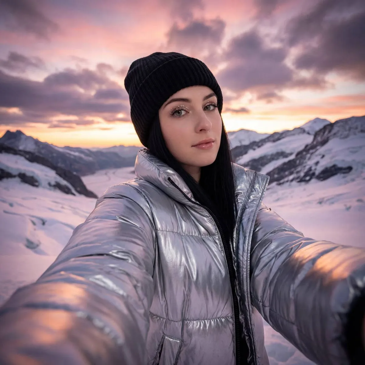 Makeup In The Snow