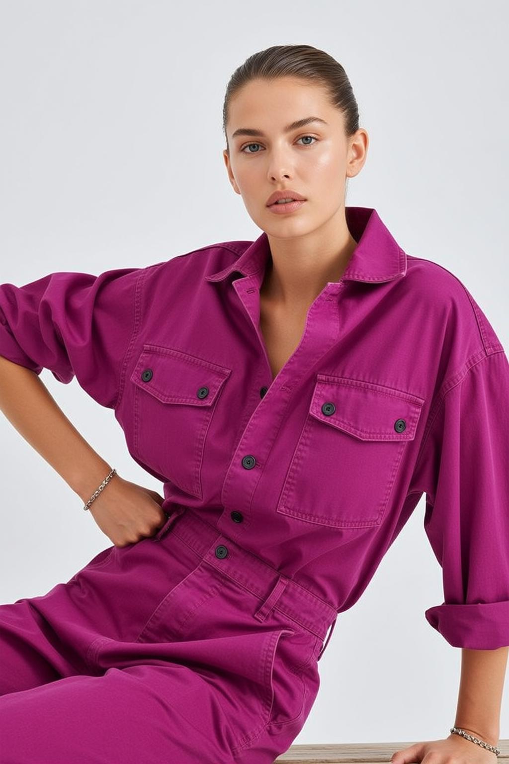 Fashion Week Young Pulled Back Bun Fair