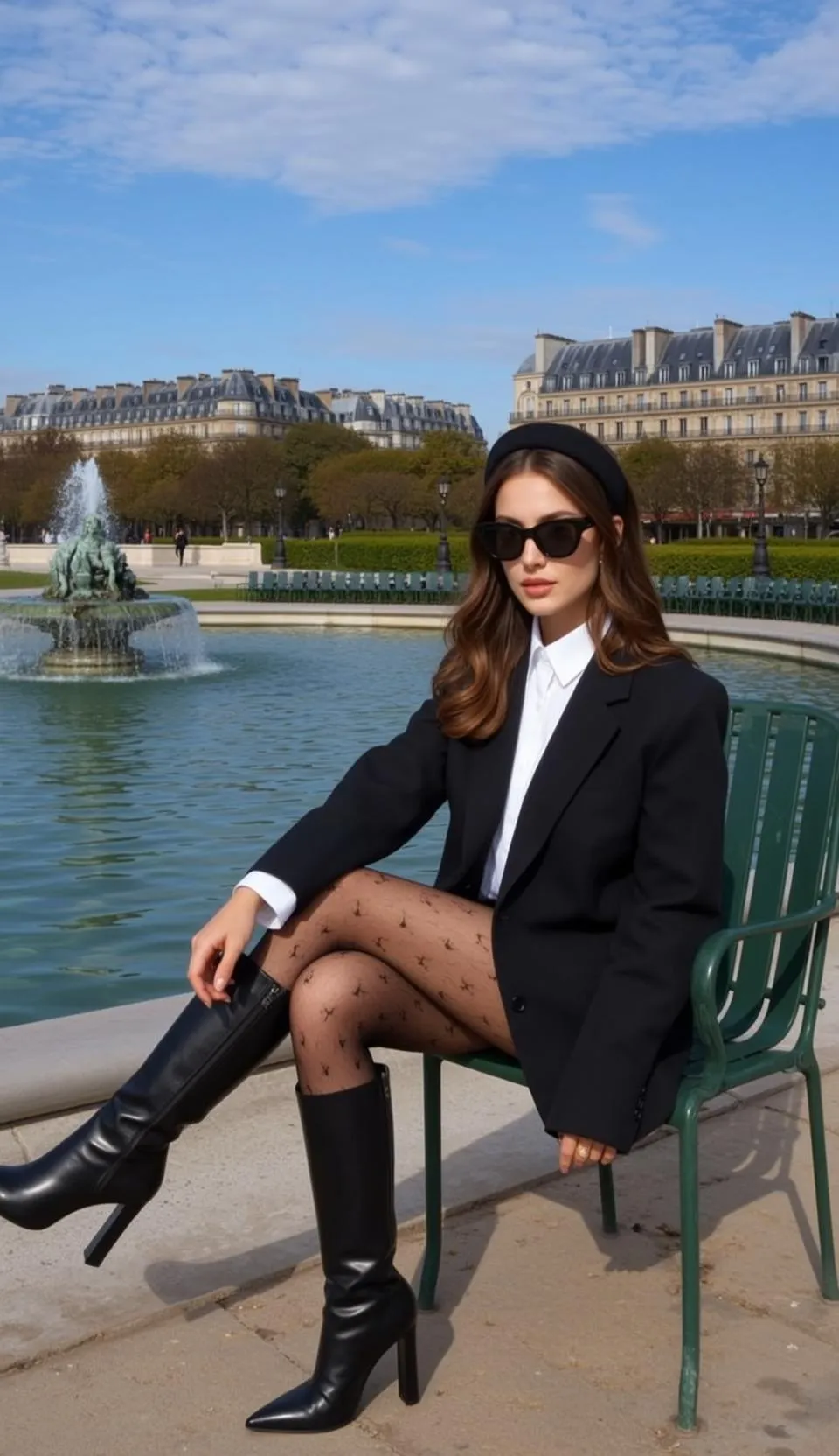 Park Fountain Green Chair Sunglasses