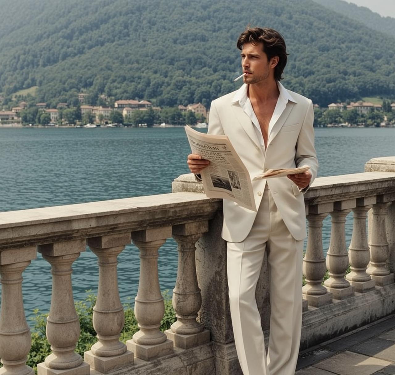 World Stands Outdoors Leaning Slightly Against Stone