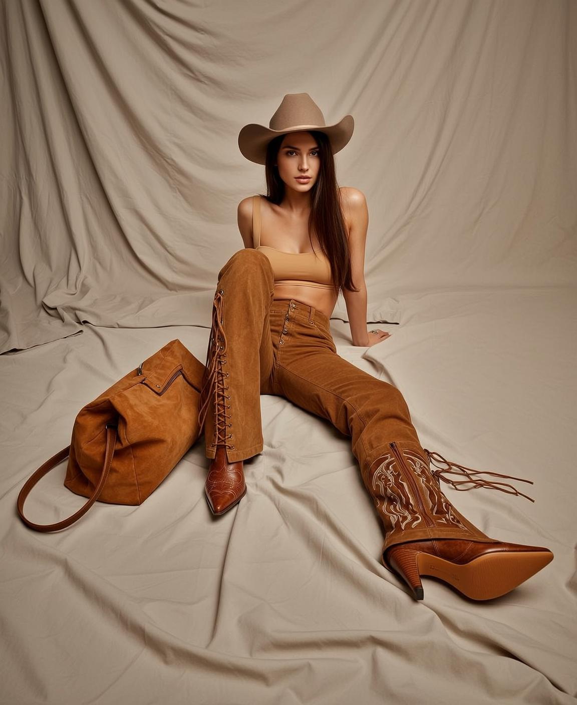 Cowboy Hat Suede Studio