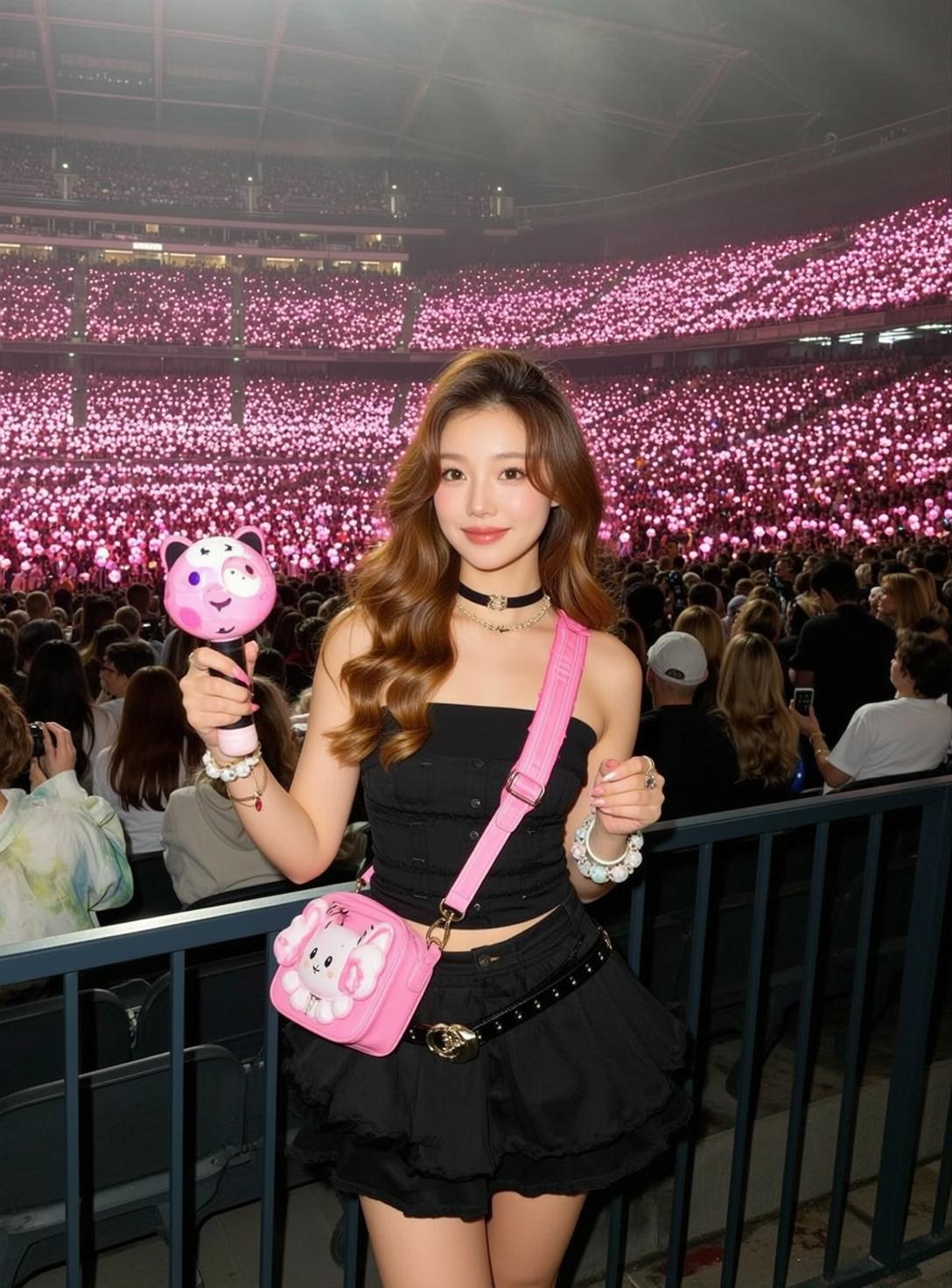 Pink Light Stick Corset