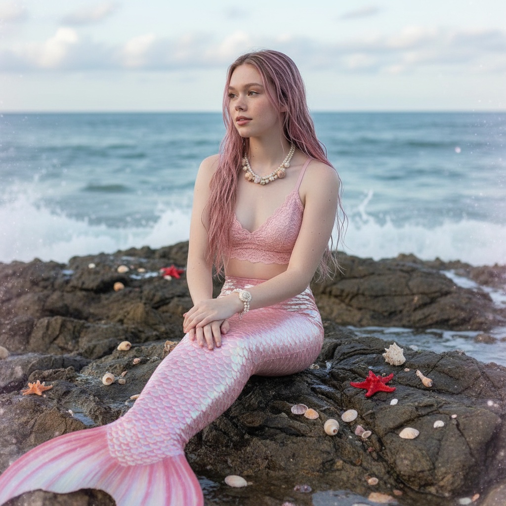 Realistic Mermaid Beach Rocks pack preview