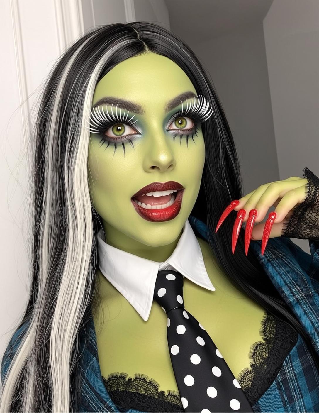 Classic Halloween Makeup Portrait