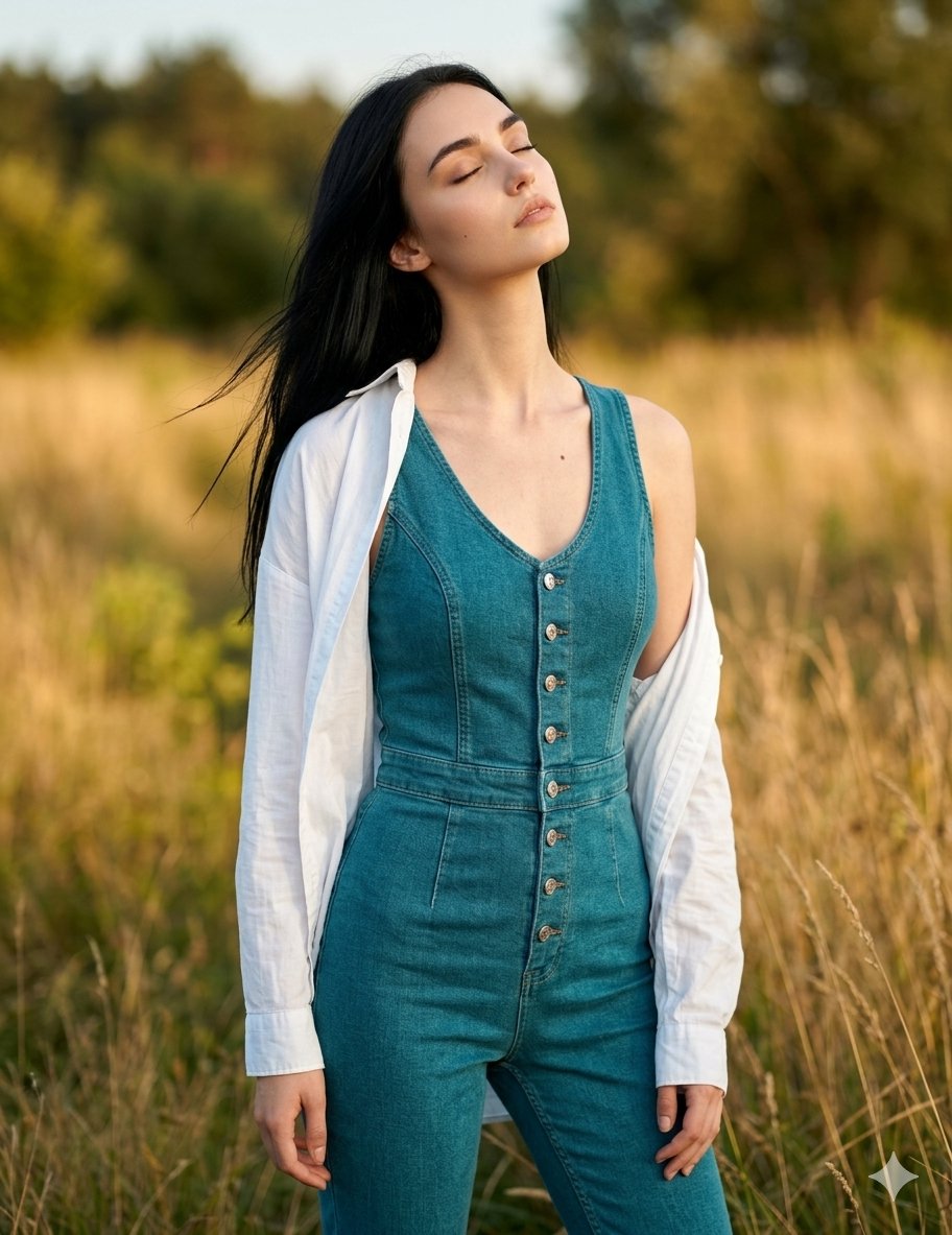 Meadow Jumpsuit Sunlit Grass