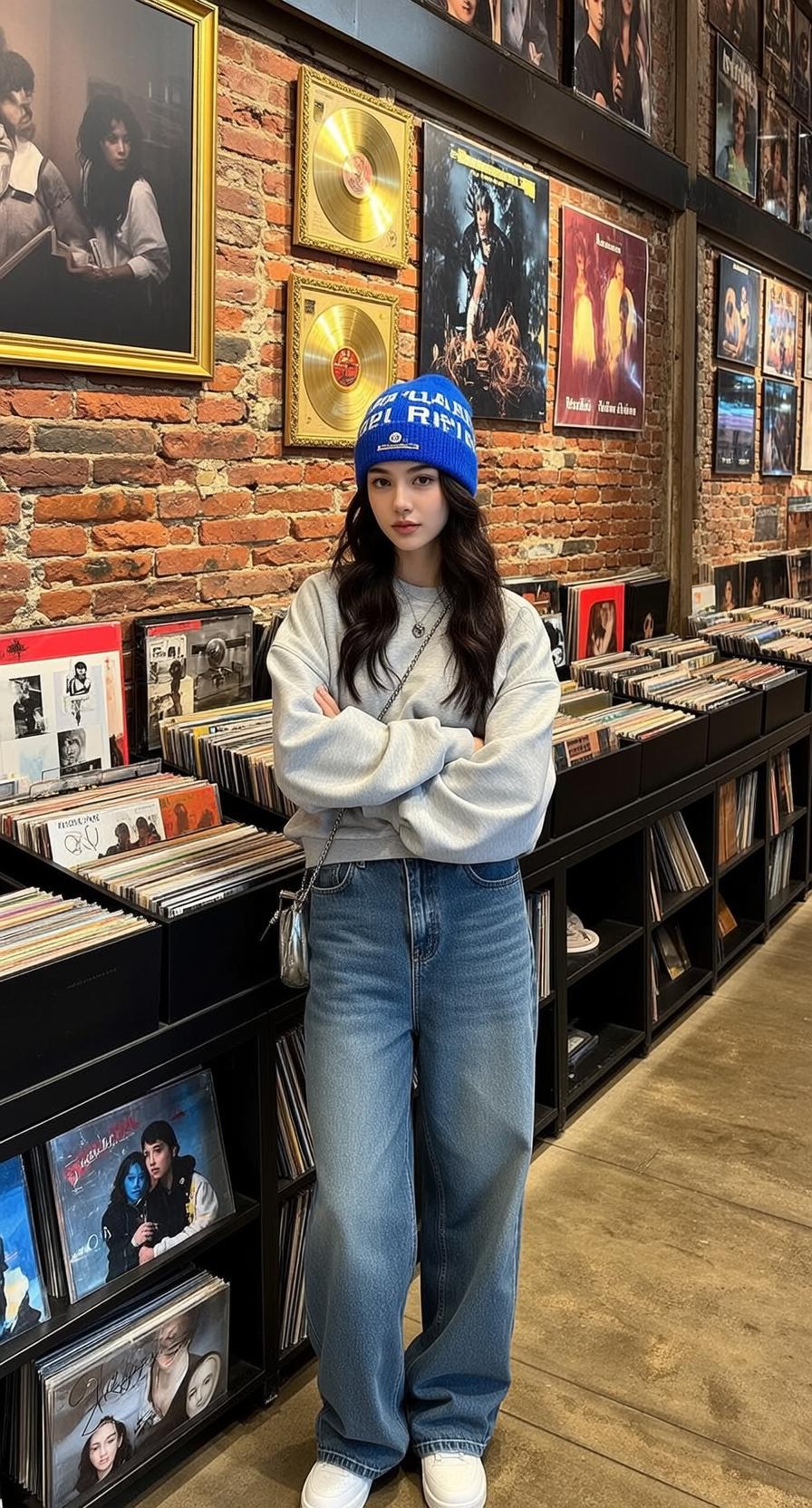 Record Store Candid Lifestyle