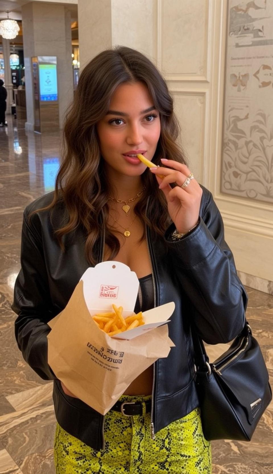 Explore Medium Captures Holding Box French Fries