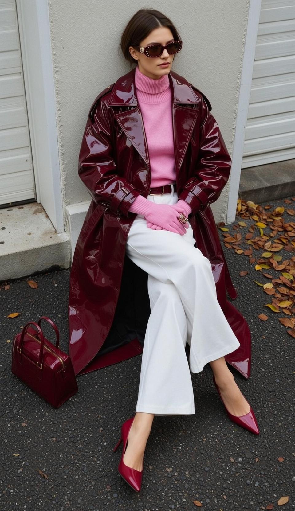 Autumn Short Brown Hair Fair Skin Pink