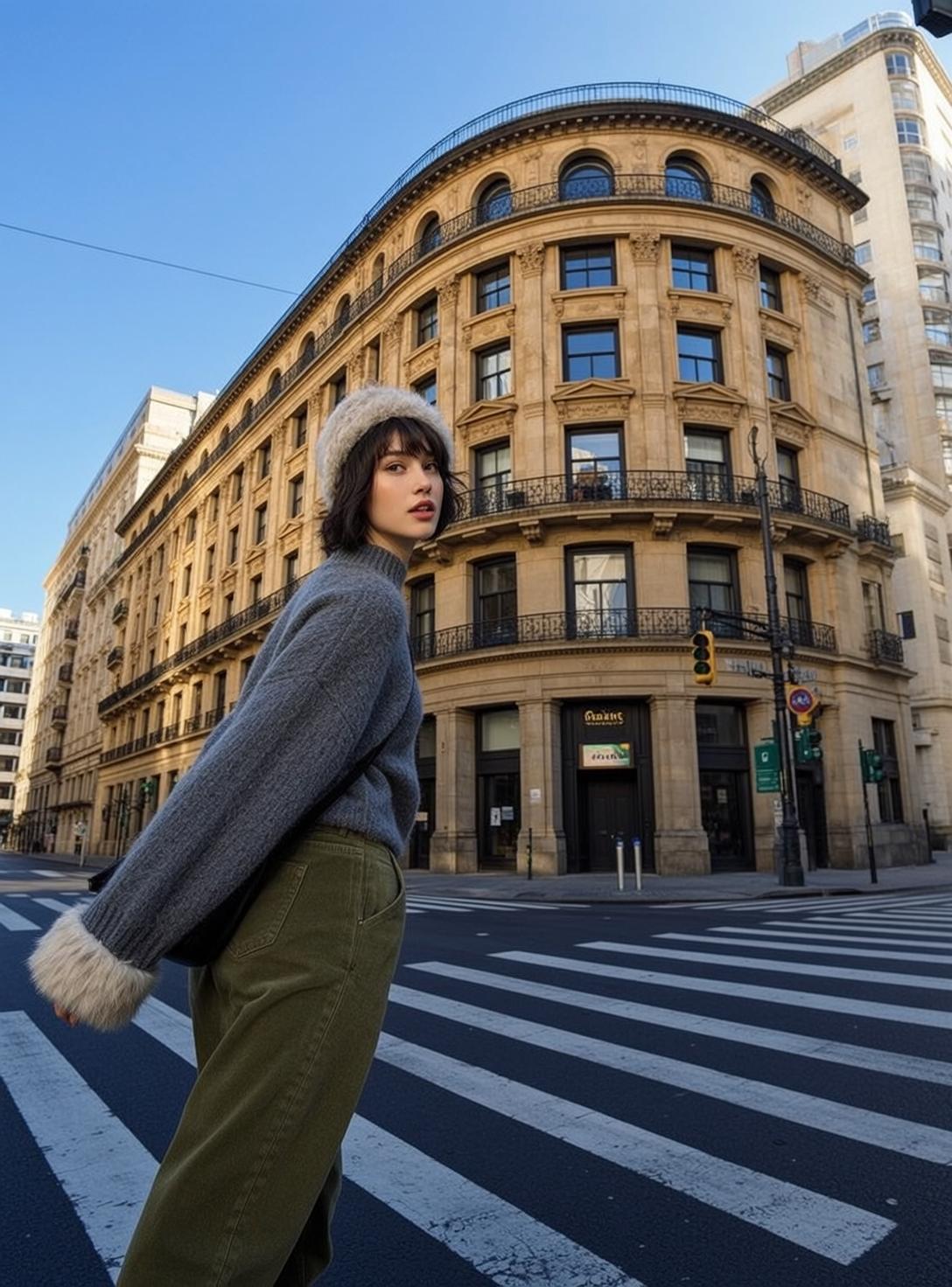 Turtleneck Corduroy Studio Look