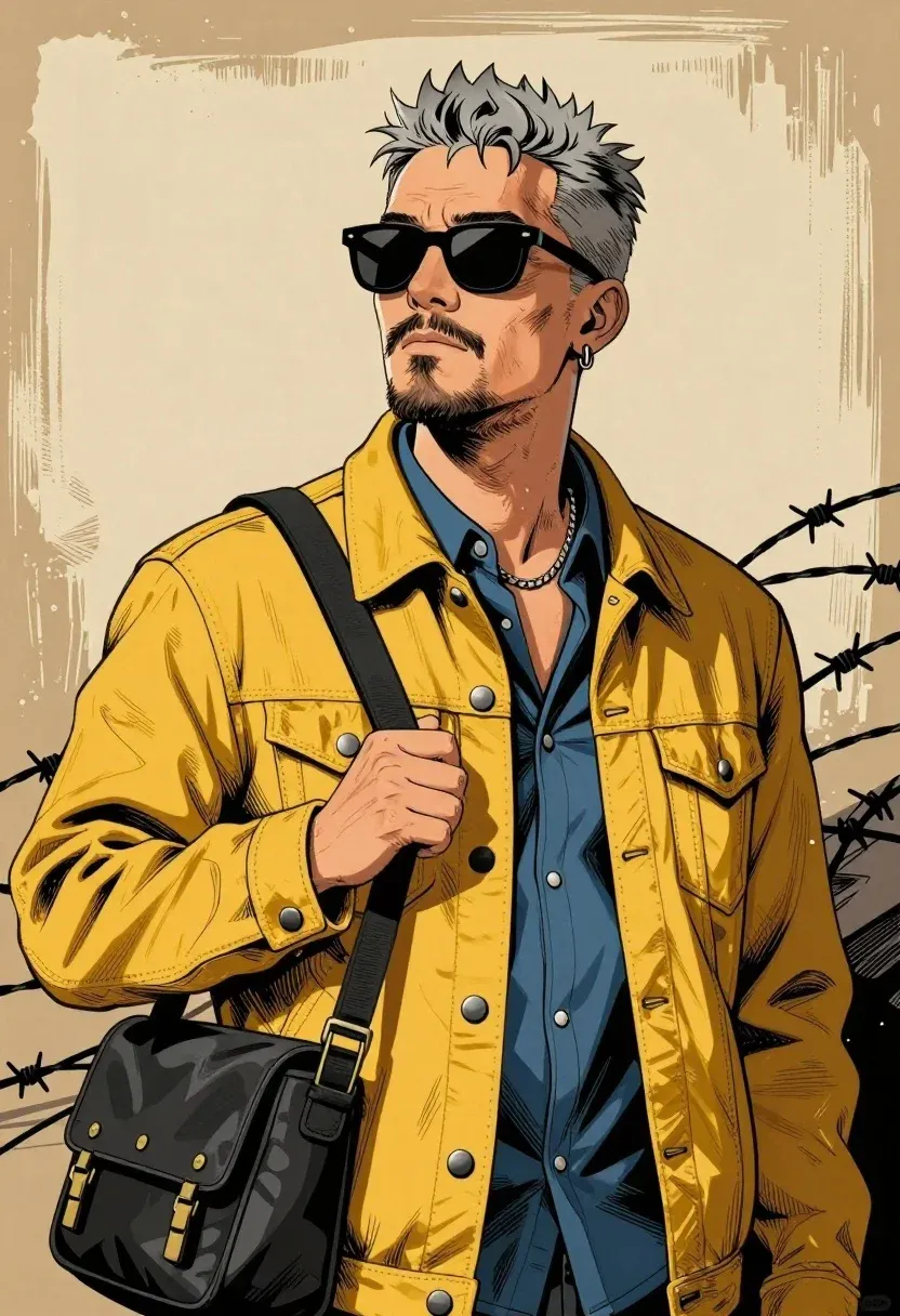 Sunglasses And Earrings In A Portrait
