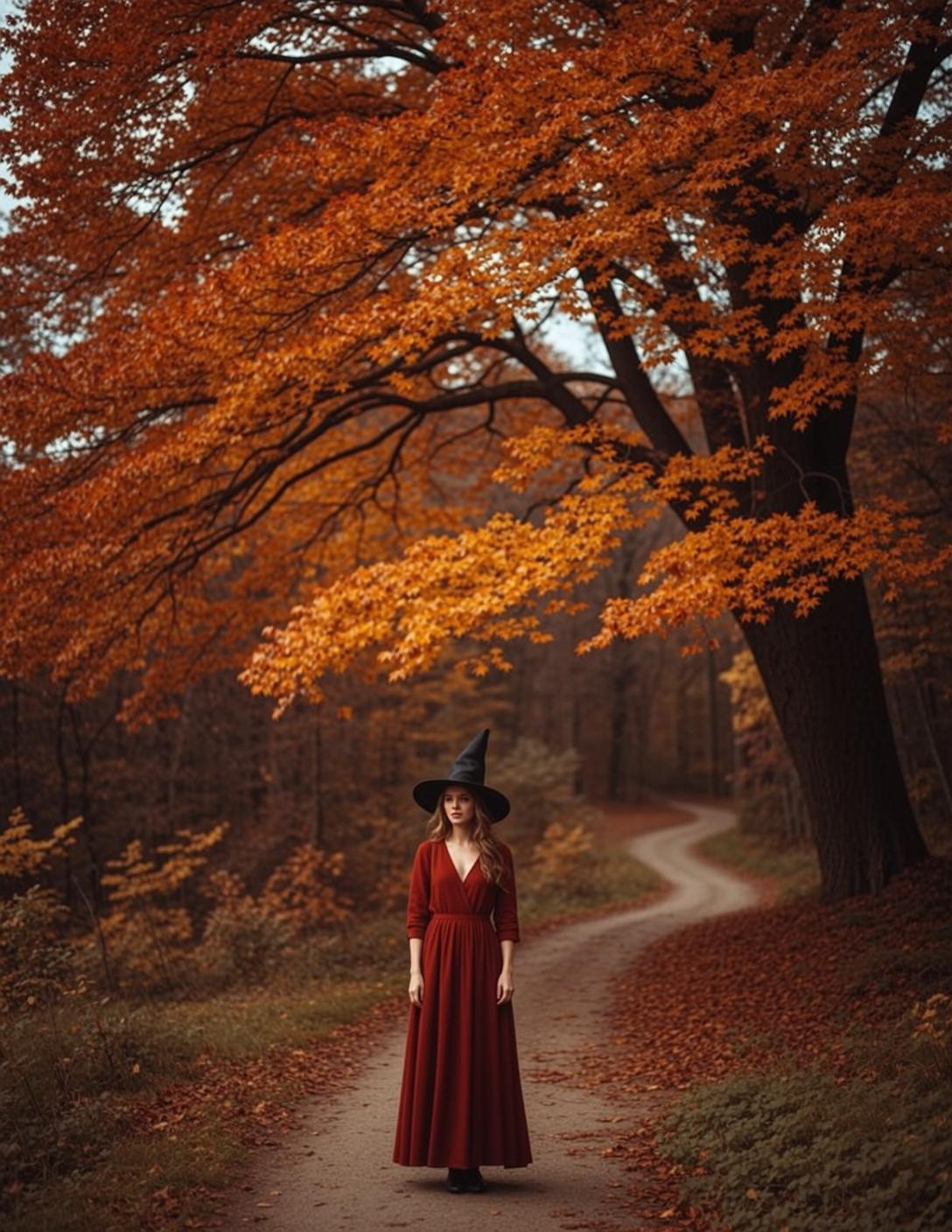 Autumn Young Long Wavy Brown Hair Fair