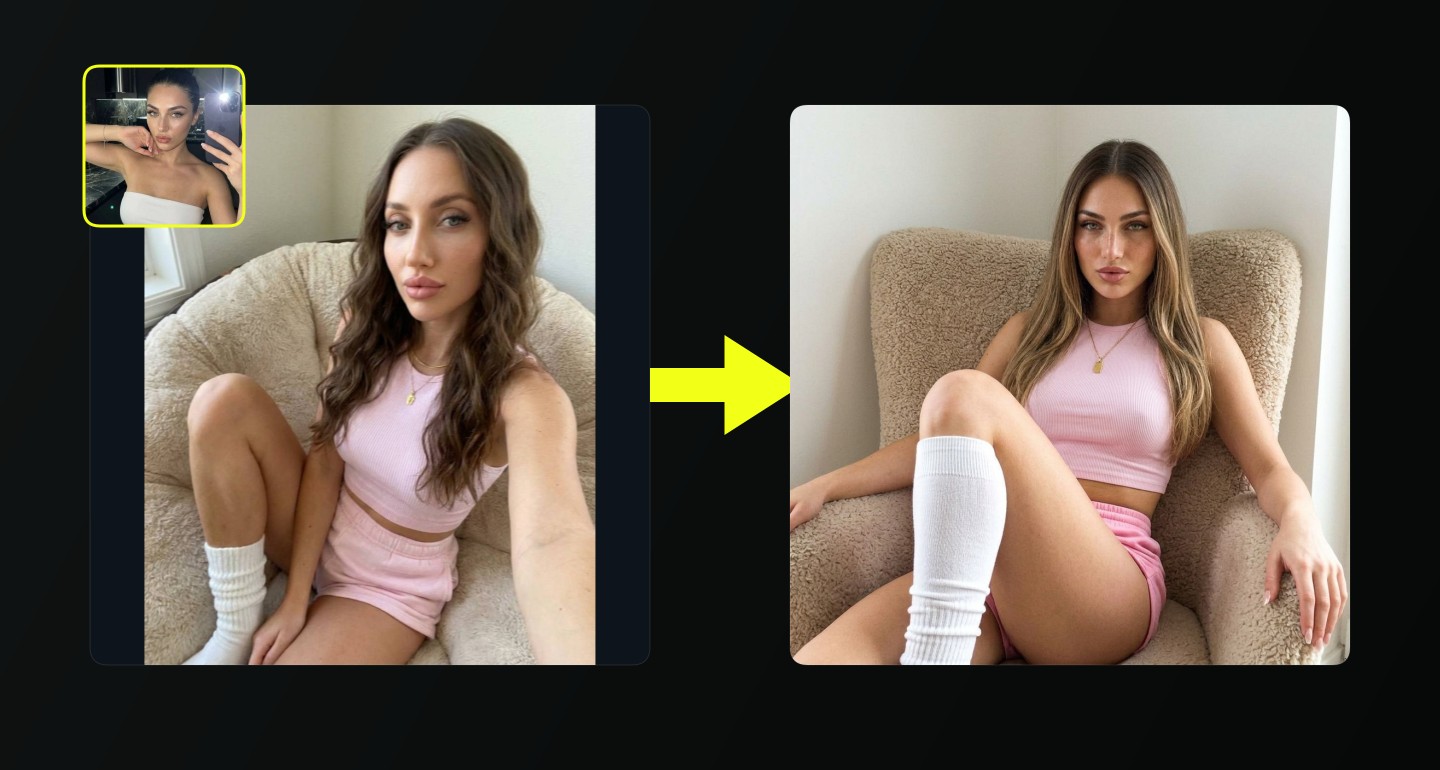 Lily remix walkthrough for Girl In Beige Armchair 2012 Style Selfie