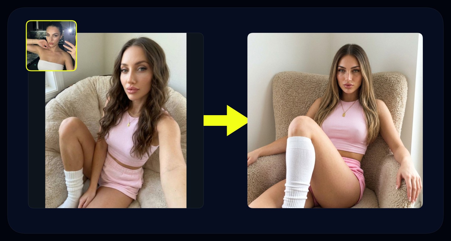 Lily remix walkthrough for Girl In Beige Armchair 2012 Style Selfie