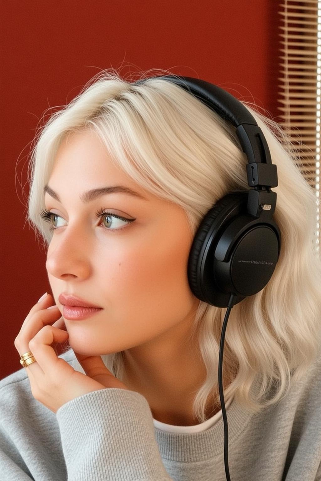 Profile Chin Touch Portrait