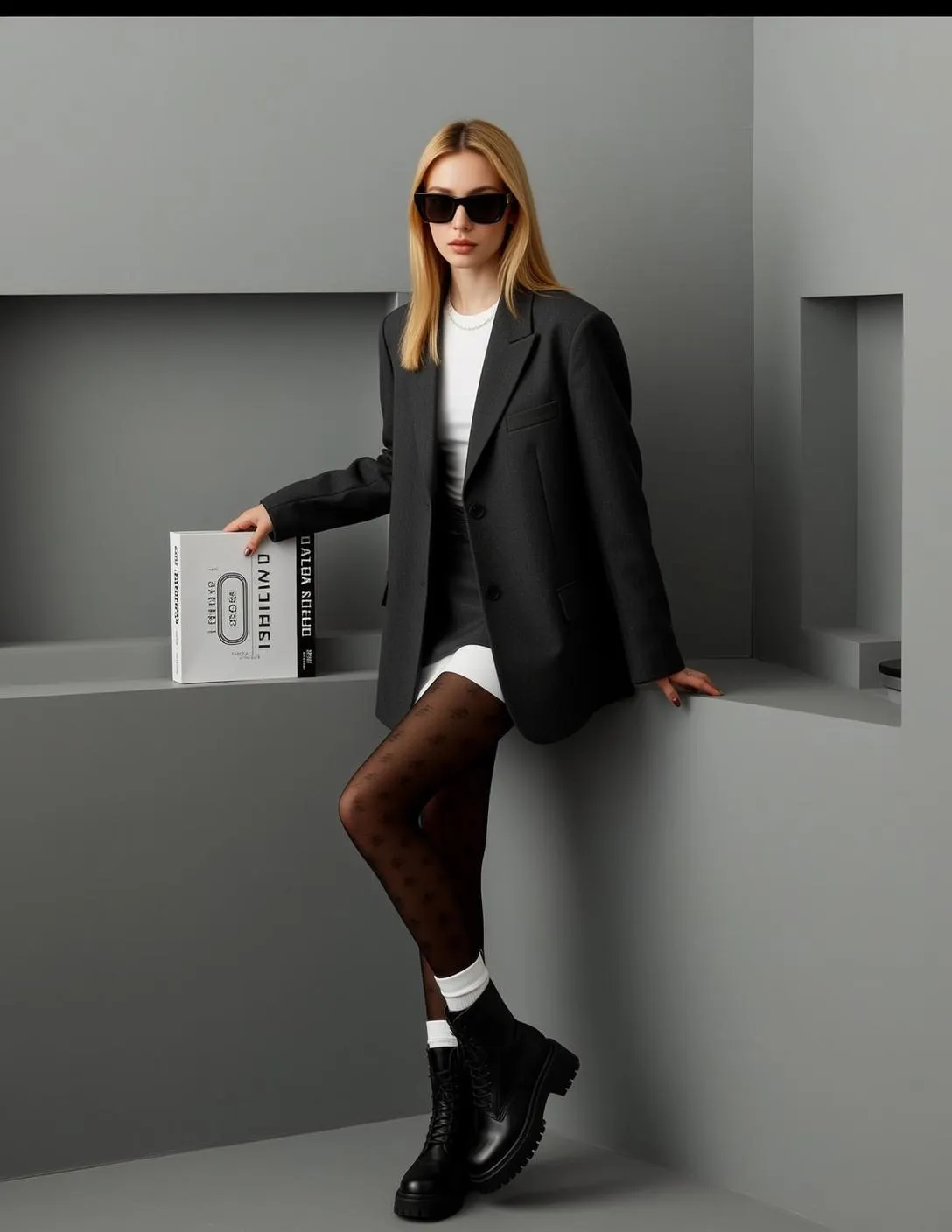 Sunglasses At Studio Portrait