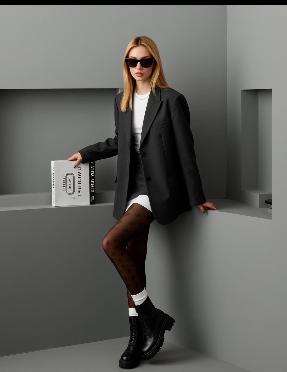 Blazer Mini Skirt Studio