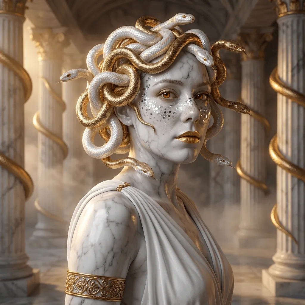 Medusa Temple Cinematic Fine Art Photograph