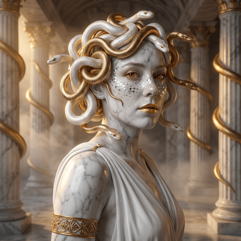 Medusa Temple Cinematic Fine Art Photograph