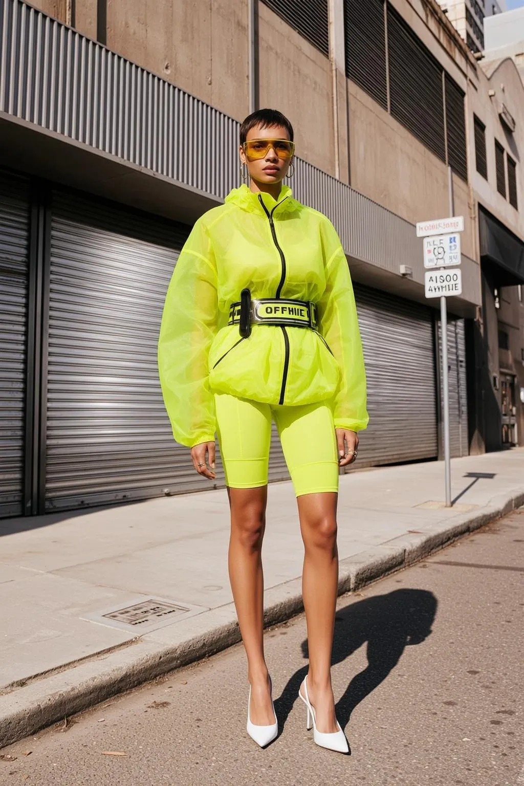 Fashion Week Short Dark Hair Tan Skin