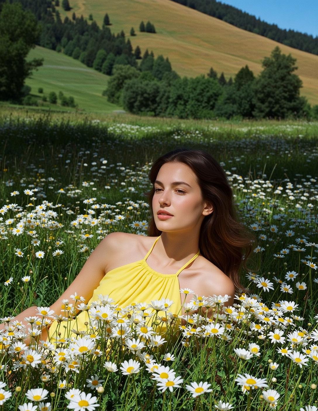 Explore Lying Field Daisies Her Body Oriented