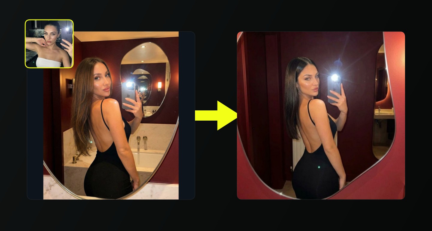 Lily remix walkthrough for Luxury Bathroom Mirror Selfie Black Backless Dress