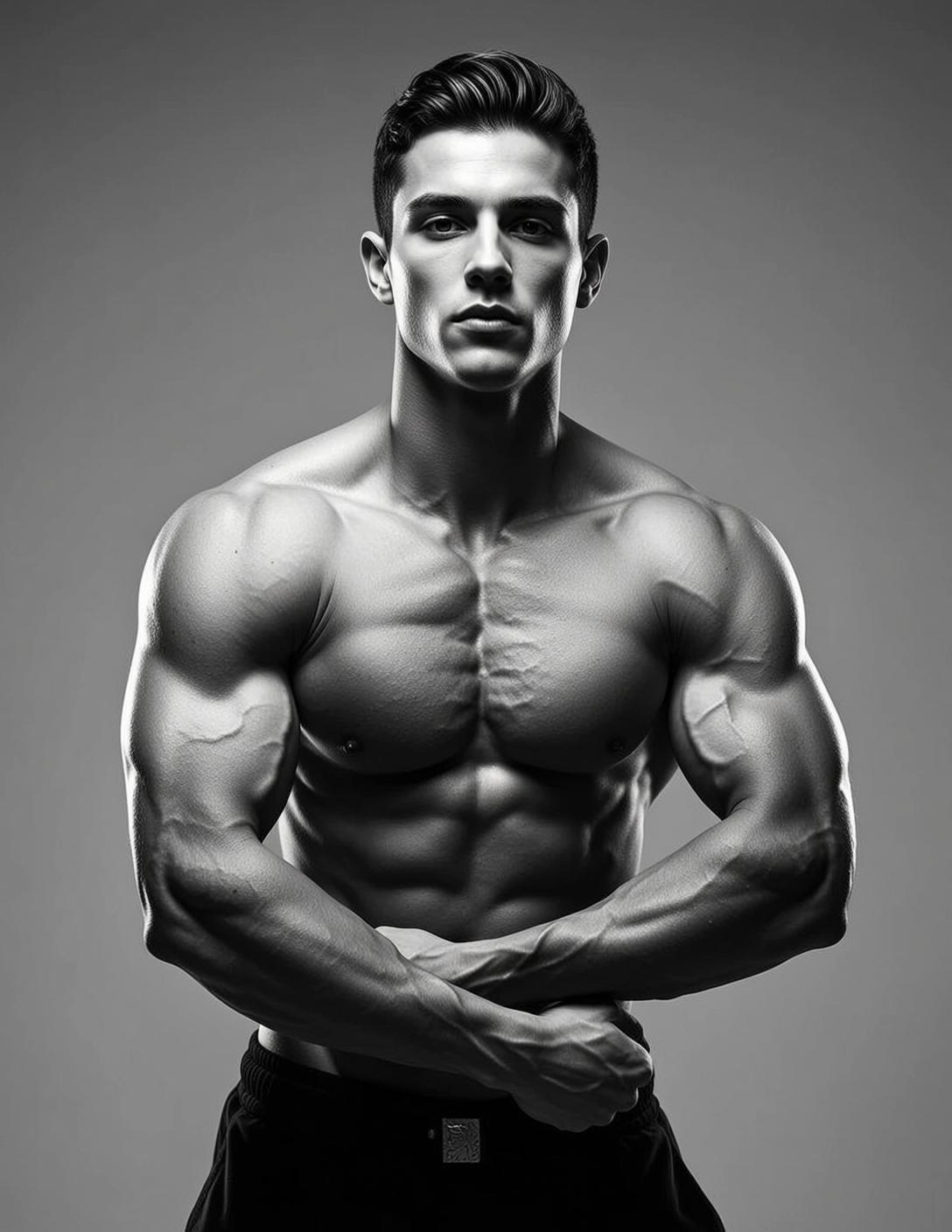 Crossed Arms Gray Backdrop