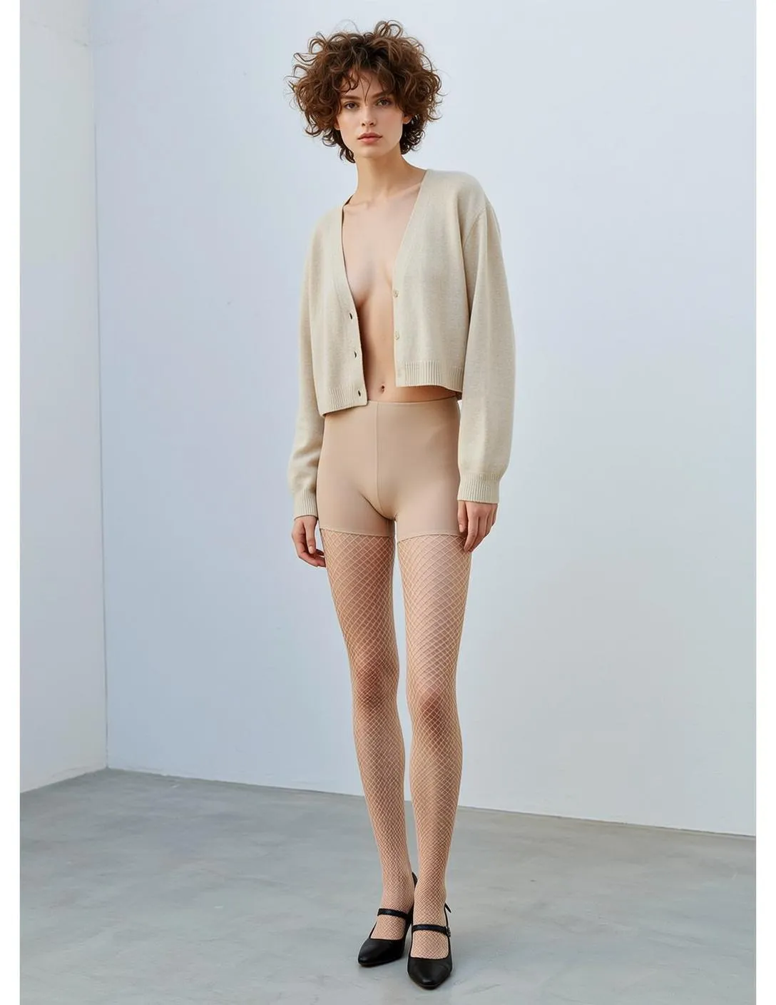 Balletcore Full-body Eye-level Captures Standing Minimalist Indoor