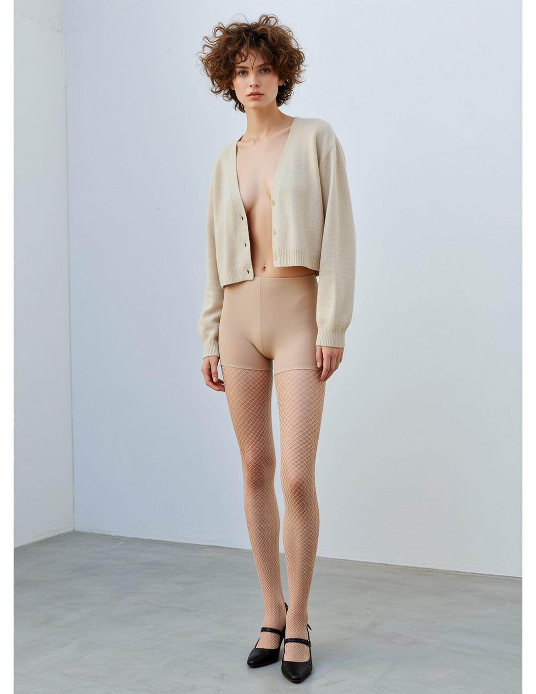 Balletcore Full-body Eye-level Captures Standing Minimalist Indoor