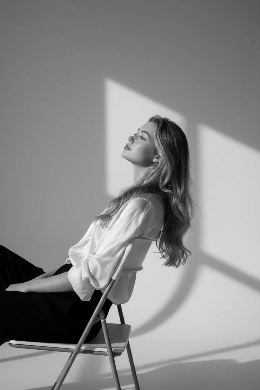 Black White Studio Chair