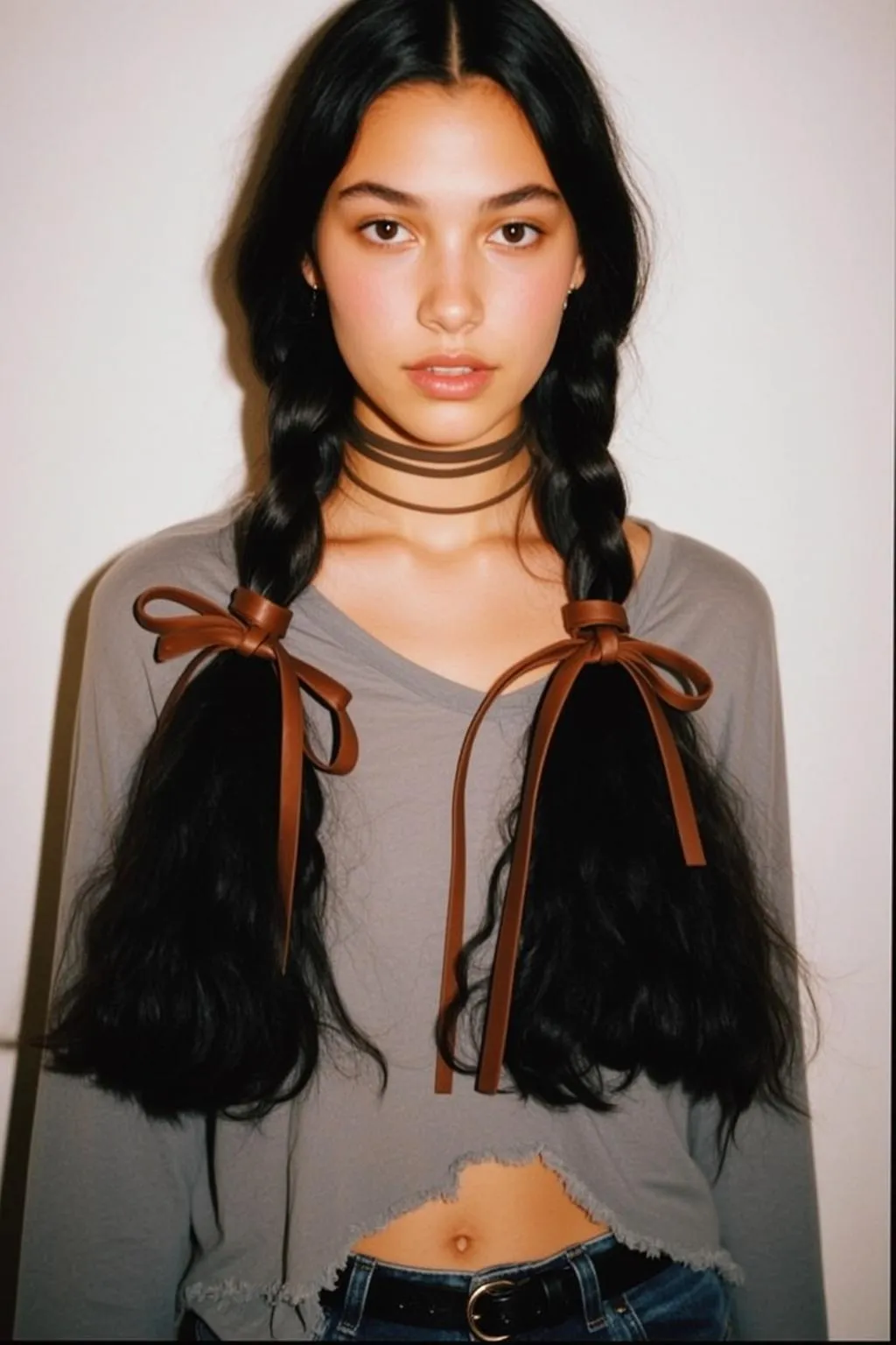 Necklace In Studio Portrait