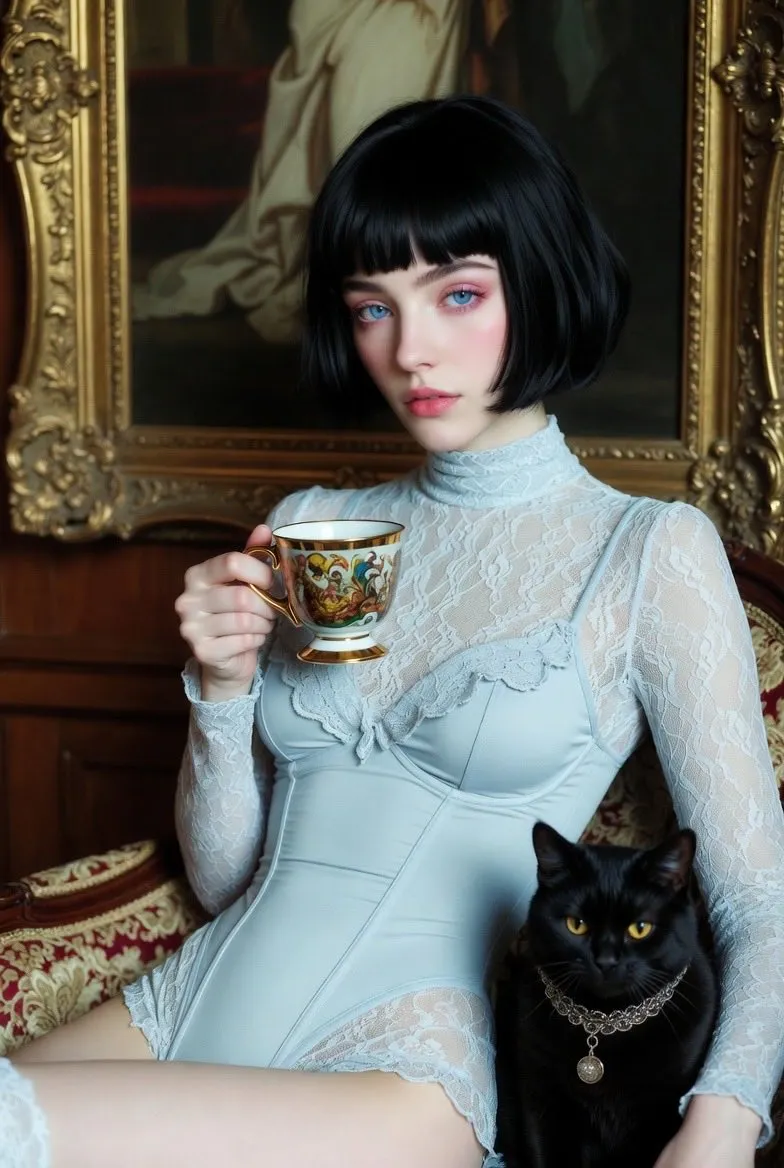 Makeup And Necklace In Styled Portrait