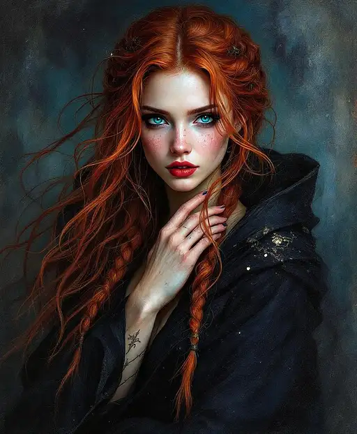 Artistic Oil Painting Portrait